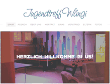 Tablet Screenshot of jugendtreffwaengi.ch